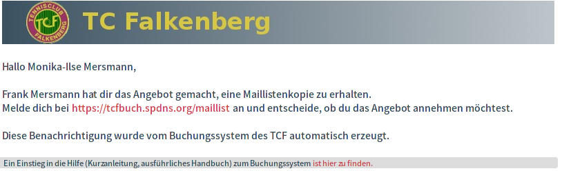 Teilungs Angebot